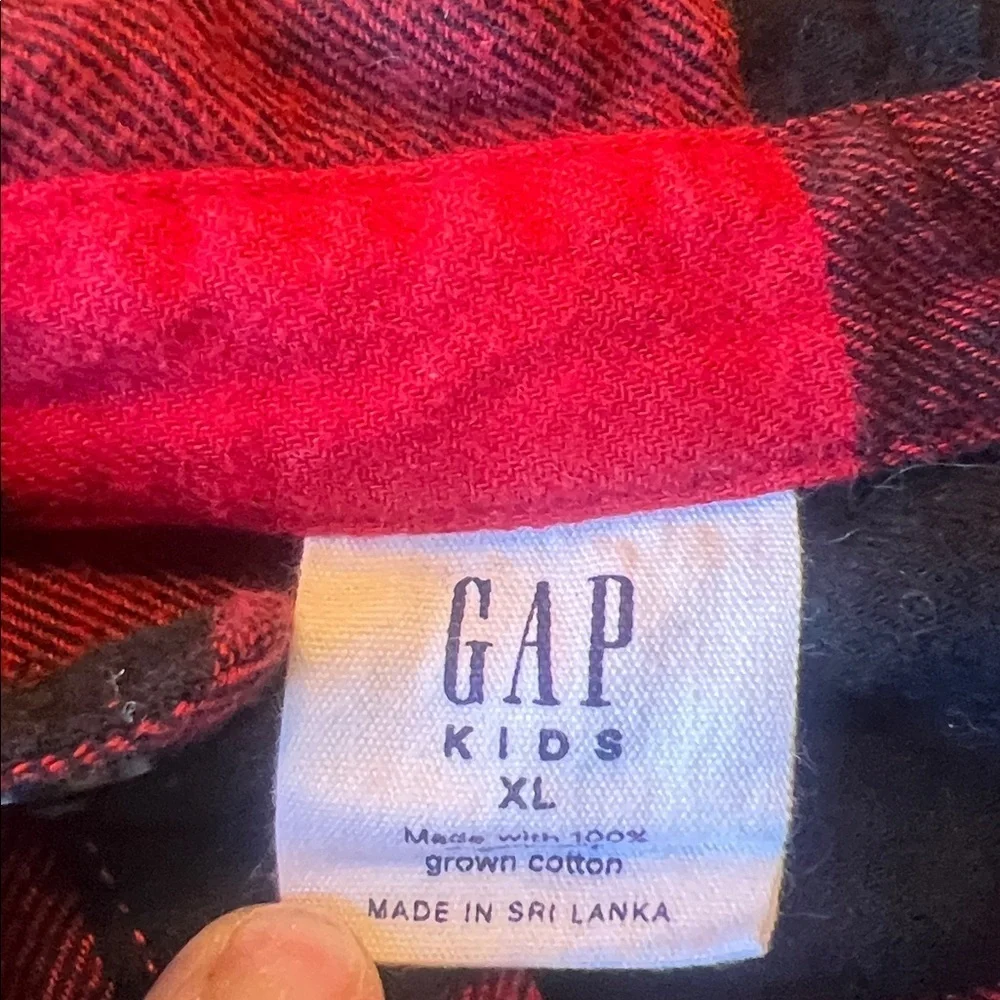GAP kids plaid